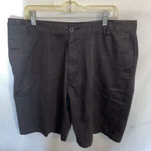 Subculture Golf Shorts Mens Size 38 Black Striped Inseam 10 Rise 14 Zip Fly